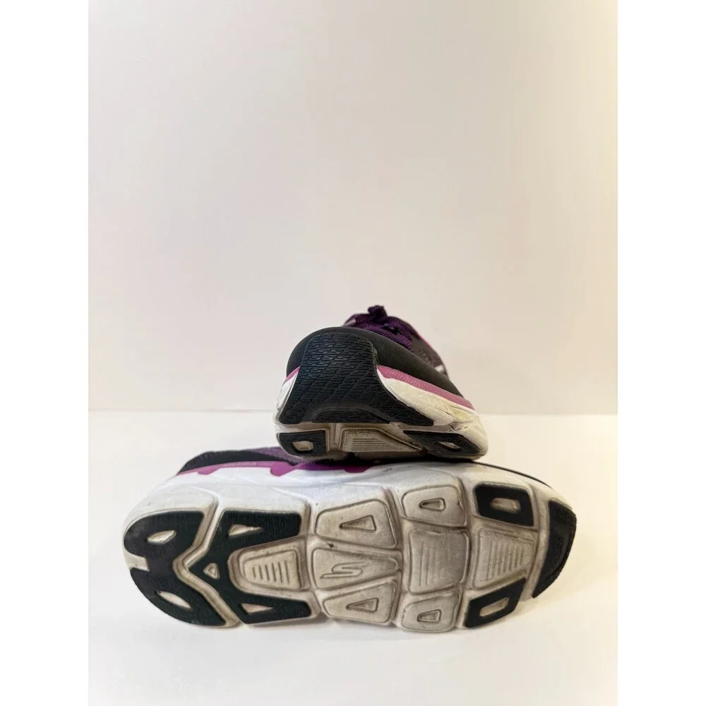 Skechers Women's MAX Cushion - 17690 Shoe, Black/Purple, 10 M US
